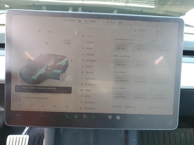 Photo 9 from auction – 2022 TESLA MODEL Y with VIN 7SAYGDEF5NF515610