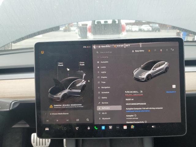 Photo 9 from auction – 2023 TESLA MODEL 3 with VIN 5YJ3E1EC2PF548438