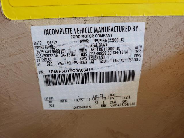 Photo 10 from auction – 2012 FORD F53 with VIN 1F66F5DY9C0A06411