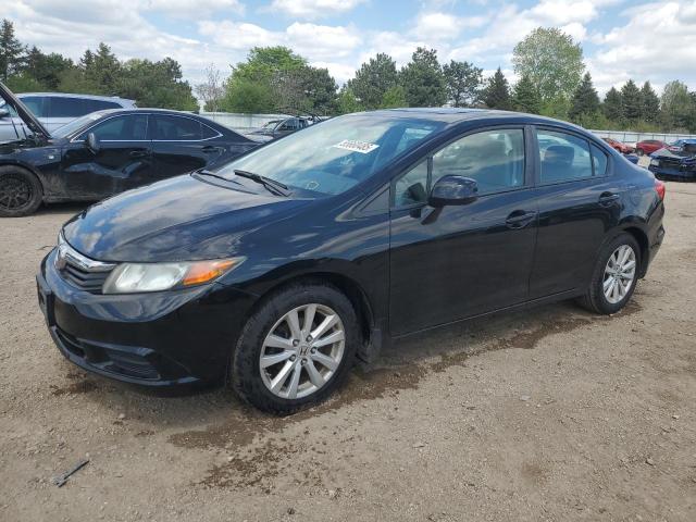 HONDA CIVIC EX 2012 with VIN 19XFB2F81CE055209 - Photo from auction