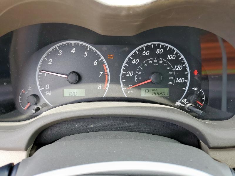 Photo 9 from auction – 2009 TOYOTA COROLLA BA with VIN 1NXBU40E49Z138772