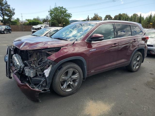 TOYOTA HIGHLANDER 2017 with VIN 5TDDGRFH4HS022168 - Photo from auction
