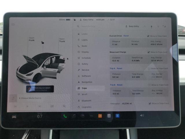 Photo 9 from auction – 2020 TESLA MODEL Y with VIN 5YJYGDEF5LF003145