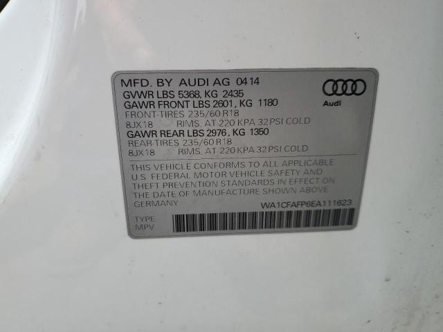 Foto 14 de la subasta – 2014 AUDI Q5 PREMIUM con VIN WA1CFAFP6EA111623