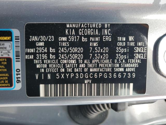 Photo 14 from auction – 2023 KIA TELLURIDE with VIN 5XYP3DGC6PG366739