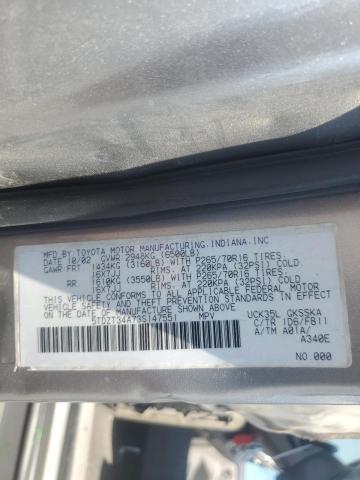 Photo 14 from auction – 2003 TOYOTA SEQUOIA SR with VIN 5TDZT34A73S147551