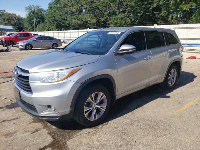 TOYOTA HIGHLANDER 2015 with VIN 5TDBKRFH0FS144559 - Photo from auction