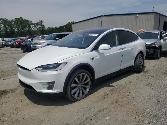 TESLA MODEL X 2017 with VIN 5YJXCBE29HF043552 - Photo from auction