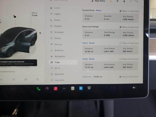 Photo 9 from auction – 2024 TESLA MODEL Y with VIN 7SAYGDED3RA330876