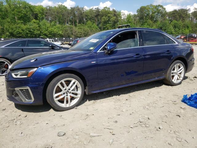AUDI A4 PREMIUM 2020 with VIN WAUDNAF40LA043607 - Photo from auction