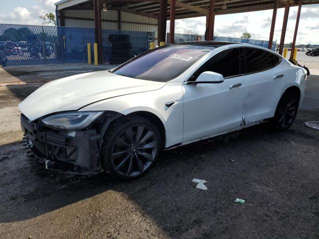 TESLA MODEL S 2017 with VIN 5YJSA1E21HF229936 - Photo from auction