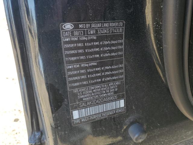 Photo 14 from auction – 2013 LAND ROVER LR4 HSE LU with VIN SALAK2D42DA689605