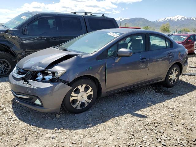 HONDA CIVIC HYBR 2014 with VIN 19XFB4F27EE001018 - Photo from auction