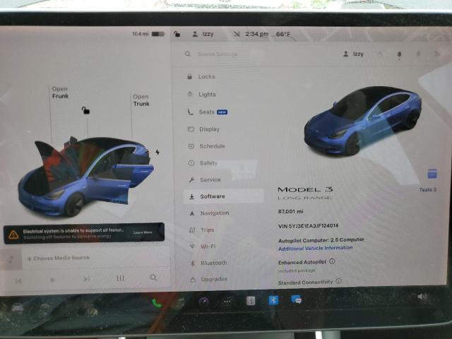 Photo 9 from auction – 2018 TESLA MODEL 3 with VIN 5YJ3E1EA3JF124014