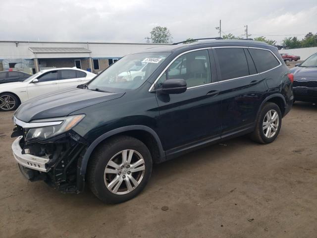 HONDA PILOT LX 2017 with VIN 5FNYF6H15HB001627 - Photo from auction