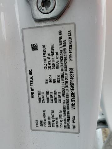 Photo 14 from auction – 2023 TESLA MODEL 3 with VIN 5YJ3E1EA9PF462168