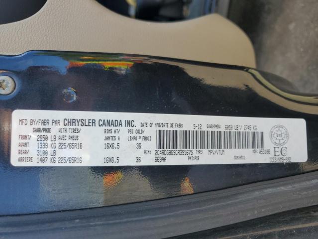 Photo 14 from auction – 2012 DODGE GRAND CARA with VIN 2C4RDGBG9CR395675