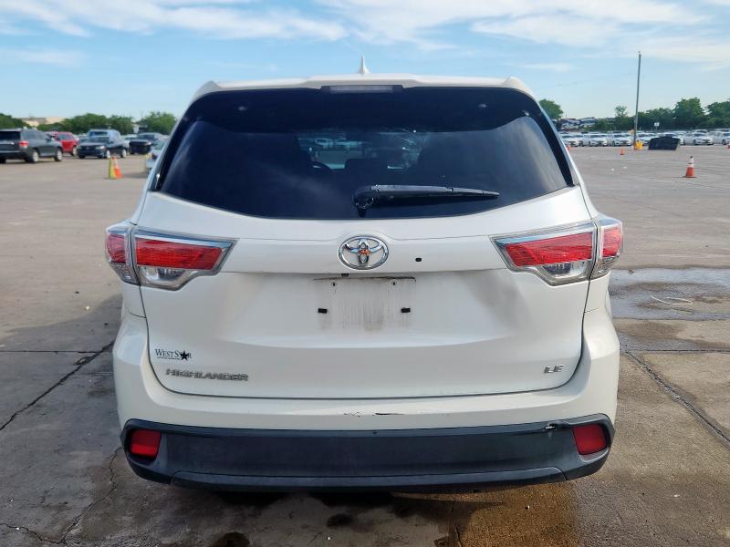 Photo 6 from auction – 2016 TOYOTA HIGHLANDER with VIN 5TDZKRFH7GS180538