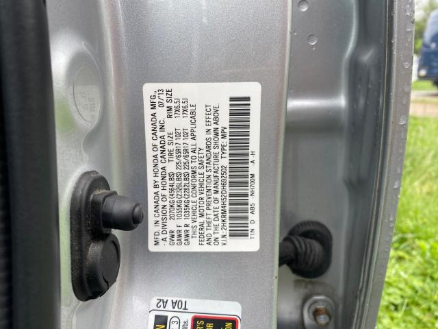 Photo 10 from auction – 2013 HONDA CR-V EX with VIN 2HKRM4H52DH692502