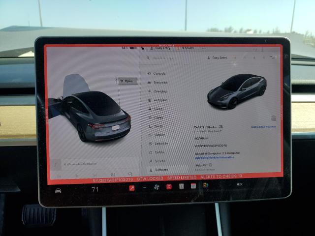 Photo 9 from auction – 2018 TESLA MODEL 3 with VIN 5YJ3E1EA3JF102076