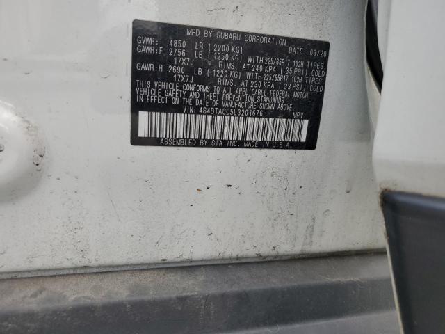 Photo 14 from auction – 2020 SUBARU OUTBACK PR with VIN 4S4BTACC5L3201676