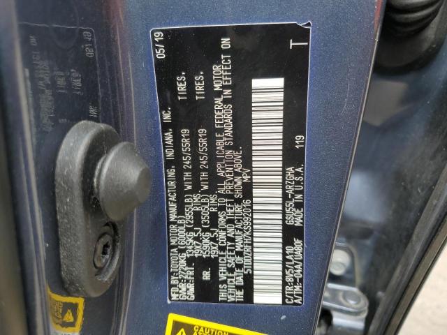 Photo 14 from auction – 2019 TOYOTA HIGHLANDER with VIN 5TDDZRFH7KS992016