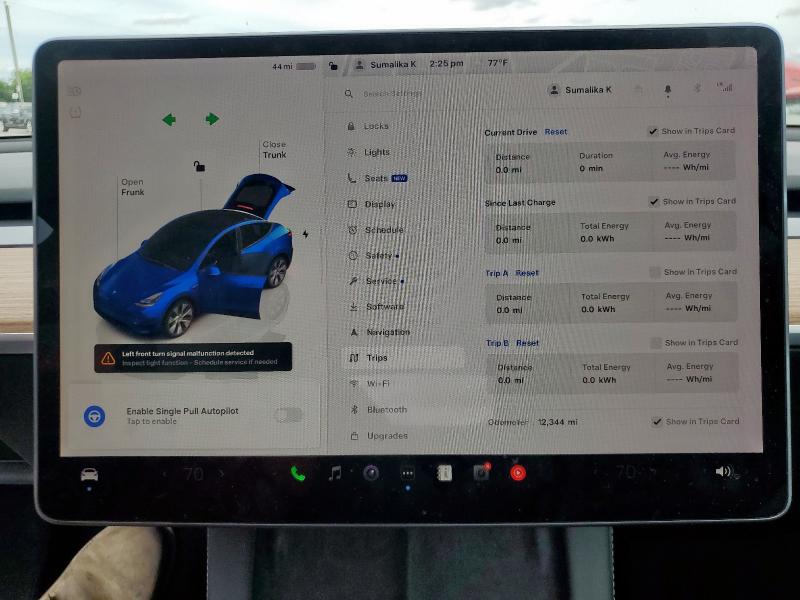 Photo 9 from auction – 2024 TESLA MODEL Y with VIN 7SAYGDEE2RF986014