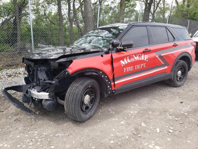 FORD EXPLORER P 2022 with VIN 1FM5K8AB0NGB46018 - Photo from auction