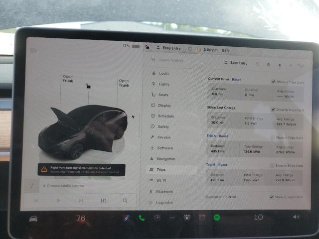 Photo 9 from auction – 2025 TESLA Y with VIN 7SAYGAEE8SF304175