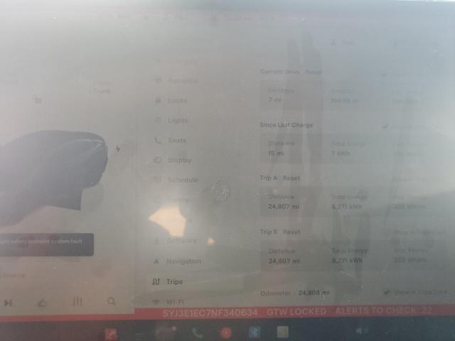 Photo 9 from auction – 2022 TESLA MODEL 3 with VIN 5YJ3E1EC7NF340634