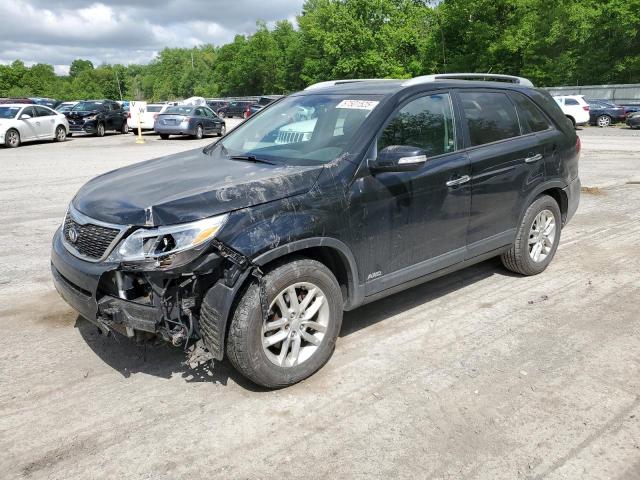 KIA SORENTO LX 2014 with VIN 5XYKTCA63EG484204 - Photo from auction
