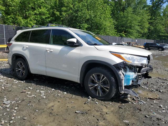 Photo 4 from auction – 2016 TOYOTA HIGHLANDER with VIN 5TDJKRFHXGS352798