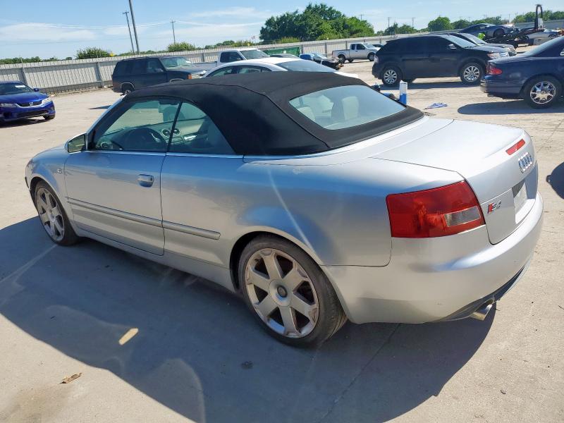Photo 2 from auction – 2005 AUDI S4 with VIN WUARL48H15K901778