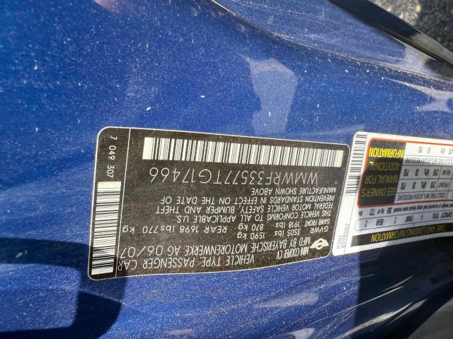 Photo 10 from auction – 2007 MINI COOPER with VIN WMWRF33577TG17466