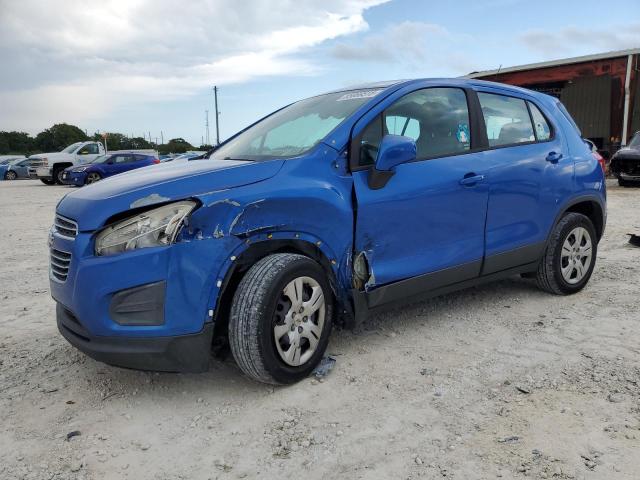 CHEVROLET TRAX LS 2016 with VIN KL7CJKSB1GB736672 - Photo from auction