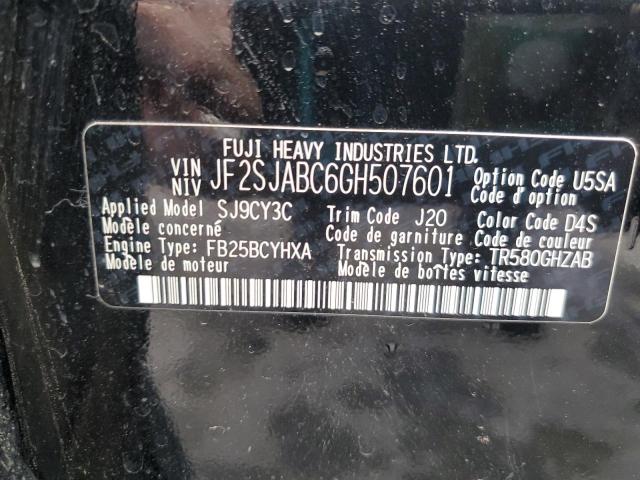 Photo 14 from auction – 2016 SUBARU FORESTER 2 with VIN JF2SJABC6GH507601