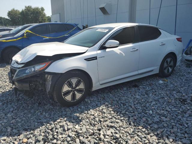 KIA OPTIMA HYB 2013 with VIN KNAGM4AD5D5040902 - Photo from auction