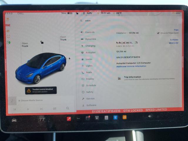صورة رقم 9 من المزاد - 2018 TESLA MODEL 3 مع VIN 5YJ3E1EA7JF164516