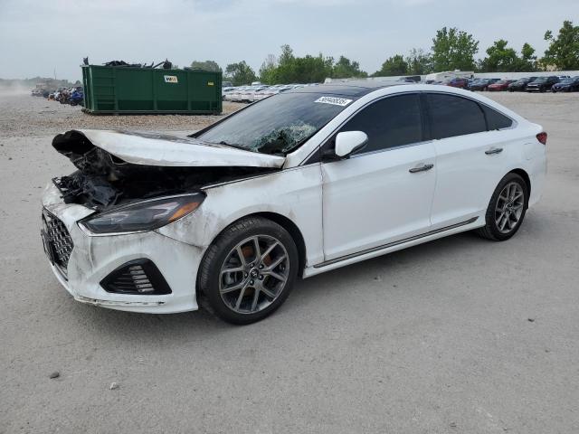 HYUNDAI SONATA LIM 2019 with VIN 5NPE34AB6KH780774 - Photo from auction