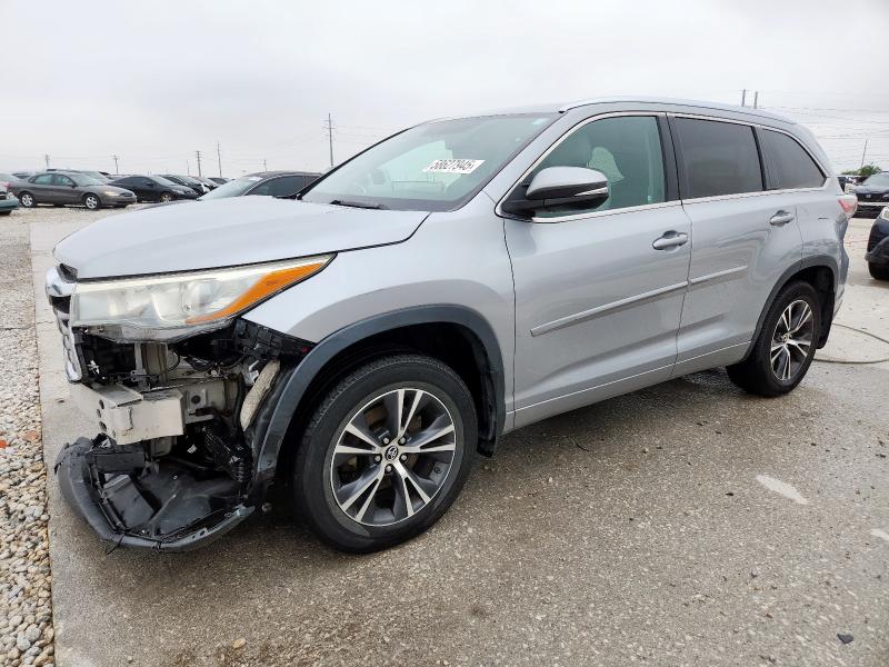 TOYOTA HIGHLANDER 2016 with VIN 5TDJKRFH0GS237353 - Photo from auction