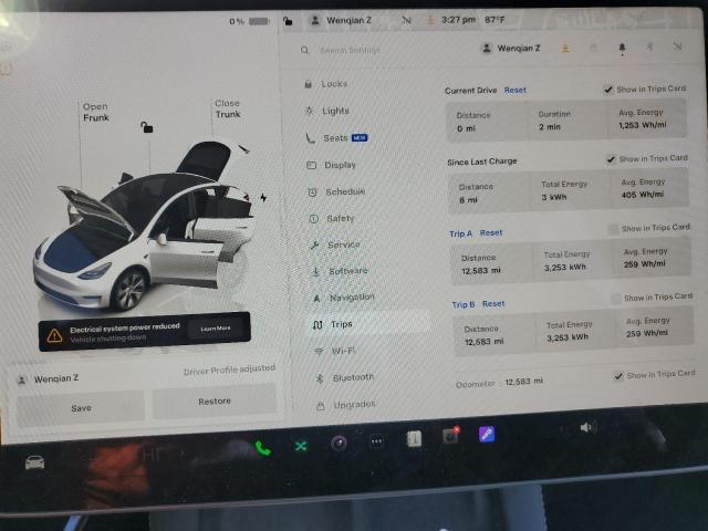 Photo 9 from auction – 2024 TESLA MODEL Y with VIN 7SAYGDEE1RF090884