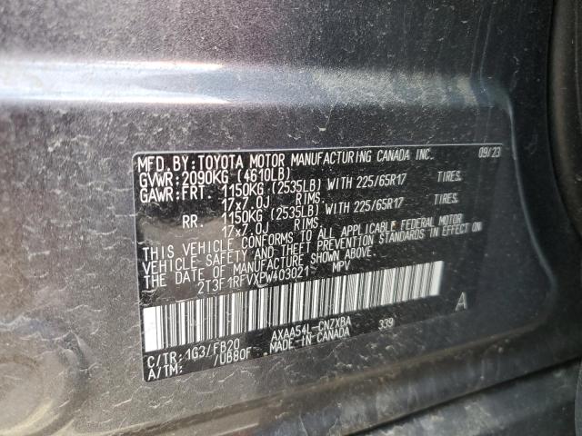 Photo 14 from auction – 2023 TOYOTA RAV4 LE with VIN 2T3F1RFVXPW403021