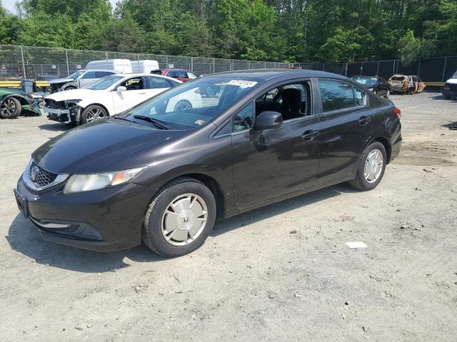 HONDA CIVIC HF 2013 with VIN 2HGFB2F62DH543266 - Photo from auction