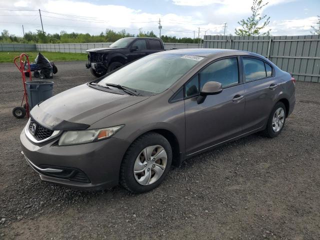 HONDA CIVIC LX 2013 with VIN 2HGFB2F43DH019185 - Photo from auction