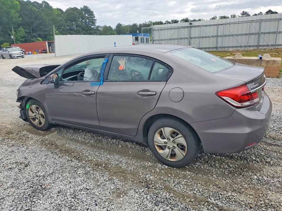 Photo 2 from auction – 2013 HONDA CIVIC with VIN 19XFB2F58DE036454