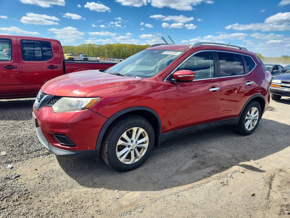 NISSAN ROGUE 2014 with VIN 5N1AT2MV2EC753155 - Photo from auction