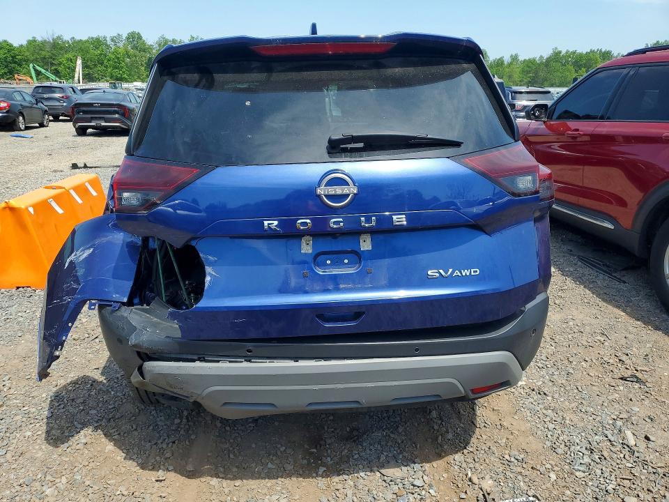 Photo 6 from auction – 2023 NISSAN ROGUE with VIN 5N1BT3BBXPC839934