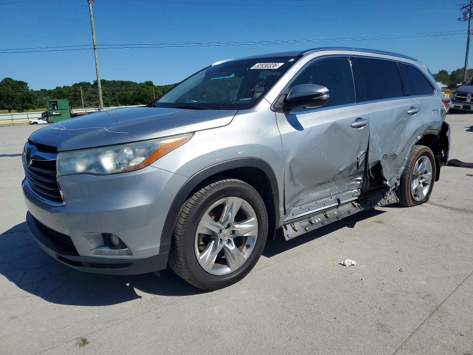 TOYOTA HIGHLANDER 2015 with VIN 5TDDKRFH1FS180897 - Photo from auction