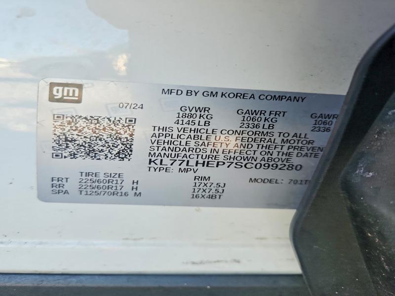 Photo 14 from auction – 2025 CHEVROLET TRAX with VIN KL77LHEP7SC099280