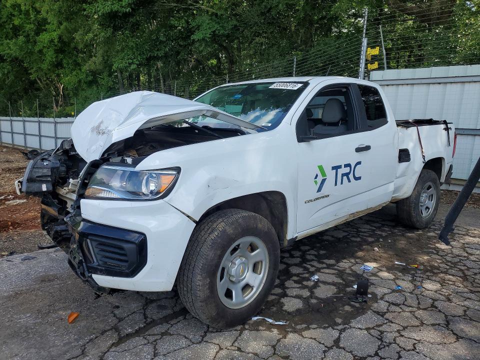 CHEVROLET COLORADO 2021 with VIN 1GCHTBEN5M1204884 - Photo from auction